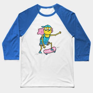 Skater Girl Baseball T-Shirt